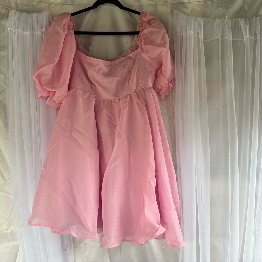 Selkie Inspired Pink Dress
